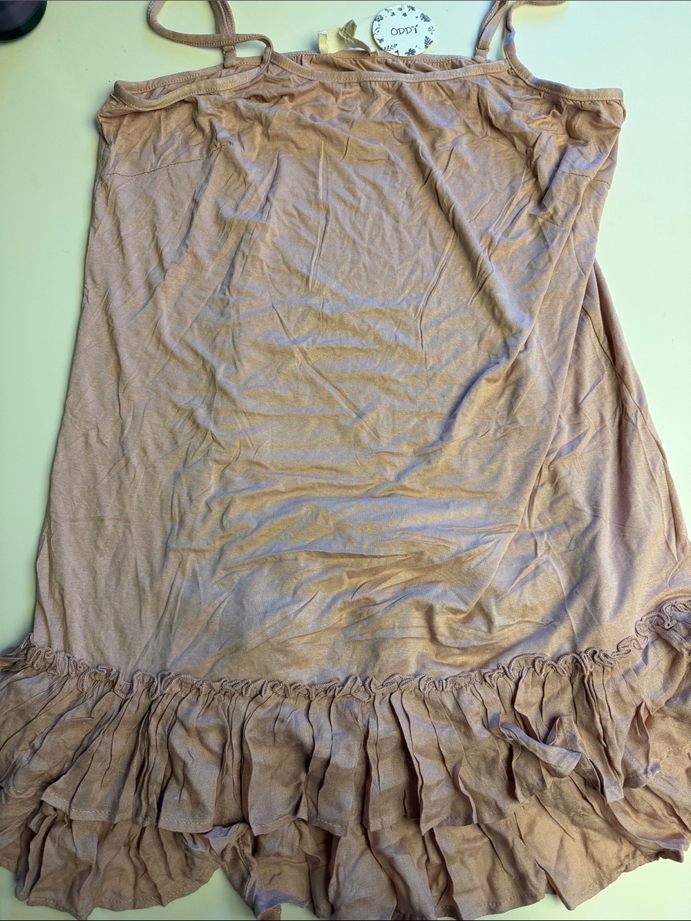Oddy Ruffle Hem Tunic/Dress 3X